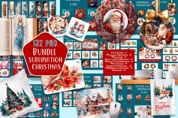 Christmas Sublimation Mega Bundle: Illustrations Review