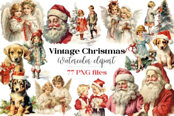 Christmas Vintage Sublimation PNG: Illustrations Review