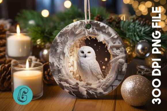 Cute Owl Christmas Ornament PNG 19 Review