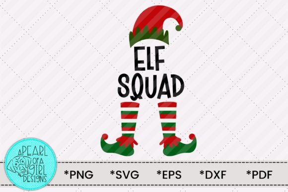 Elf Squad SVG: Festive Illustrations for Holiday Design