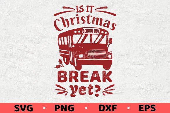 Funny School Bus Driver Christmas Gift Illustrations