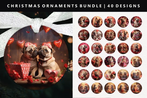 Loving Pet Christmas Ornament Bundle: Illustrations Review