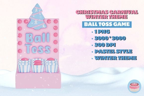 Review: Christmas Carnival Winter - Ball Toss Illustrations
