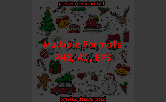 Reviewing Christmas Background with Elements Ny D Illustrations