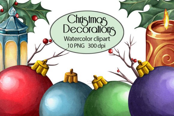 Reviewing Christmas Balls Clipart for Illustrations