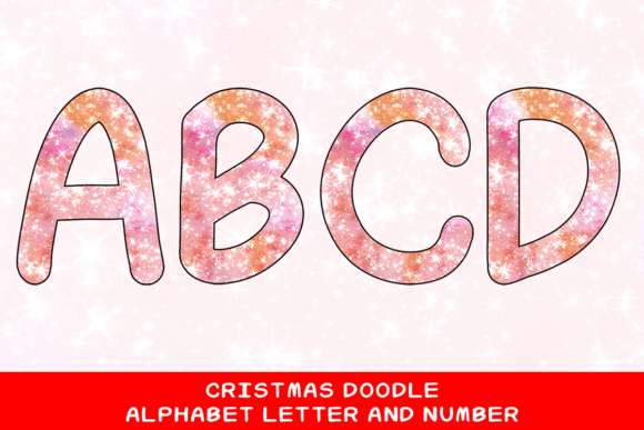 Reviewing Christmas Doodle Alphabet Letter 116 Illustrations