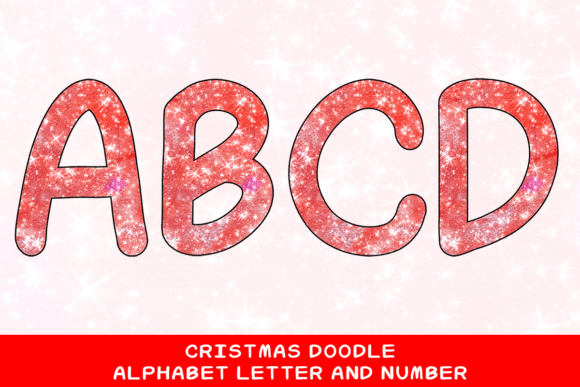 Reviewing Christmas Doodle Alphabet Letter 72