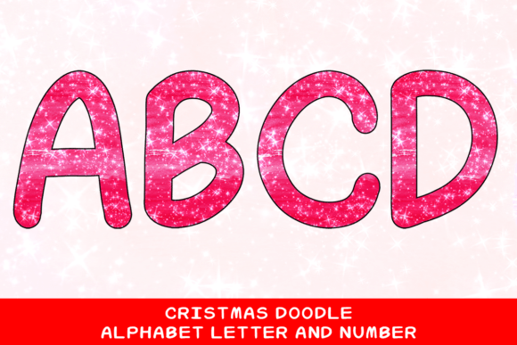 Reviewing Christmas Doodle Alphabet Letter 83