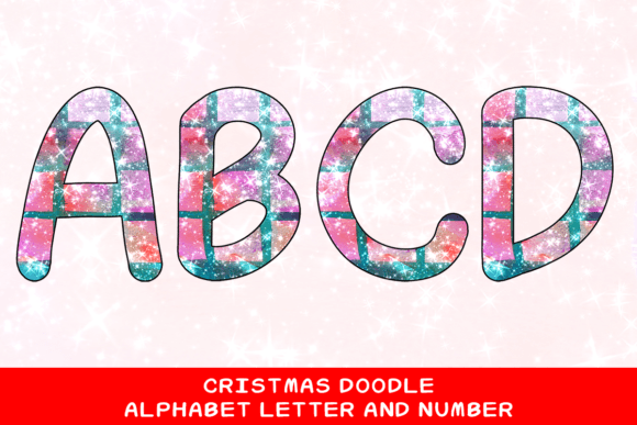 Reviewing Christmas Doodle Alphabet Letter 90