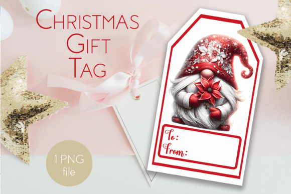 Reviewing Christmas Gift Tag Card Printable PNG Illustrations